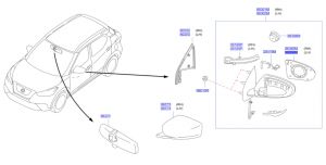 زجاج مراية جانبية