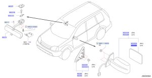 زجاج مراية جانبية
