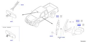 زجاج مراية جانبية