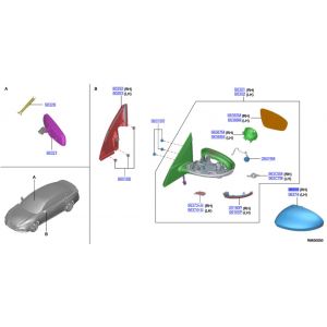 غطاء مراية جانبية