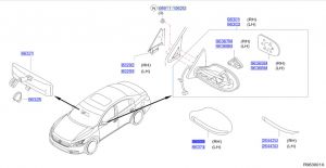 غطاء مراية جانبية