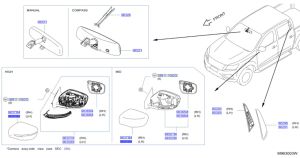 غطاء مراية جانبية