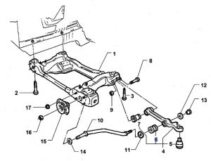 جلدة مقص سفلي