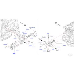 مضخة ماء تبريد الماكينة
