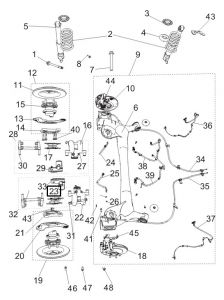 فحمات فرامل خلفية يمين