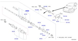 طقم جلود عكوس داخلية