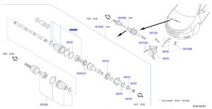 طقم جلود عكوس داخلية