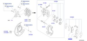 فحمات فرامل أمامية