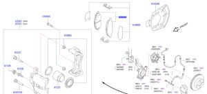 فحمات فرامل أمامية