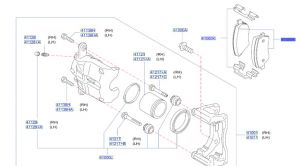 فحمات فرامل أمامية