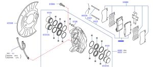 فحمات فرامل أمامية