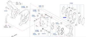 فحمات فرامل أمامية