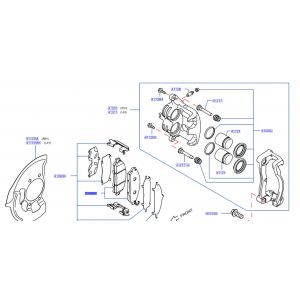فحمات فرامل أمامية