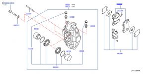 فحمات فرامل خلفية