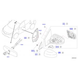 غطاء مراية جانبية