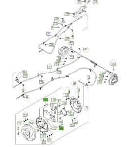 دبوس تثبيت قماشات خلفية