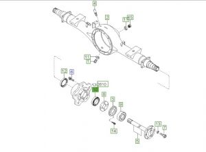 طقم هلالات عامود الكرنك