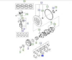 طقم هلالات عامود الكرنك