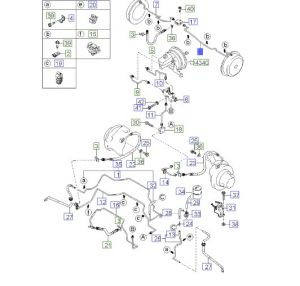 ماصورة زيت فرامل خلفية يسار