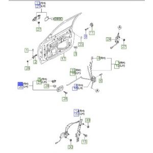 مقبض باب داخلي