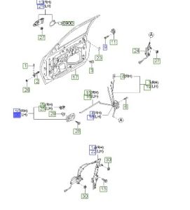 مقبض باب داخلي