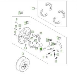 سلندر فرامل خلفي يمين