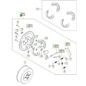 كليبر فرامل خلفي يسار