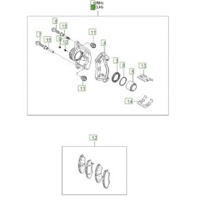 كليبر فرامل يسار
