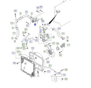 مضخة ماء تبريد الماكينة