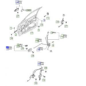 مقبض باب داخلي
