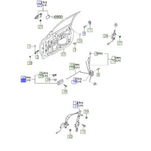 مقبض باب داخلي