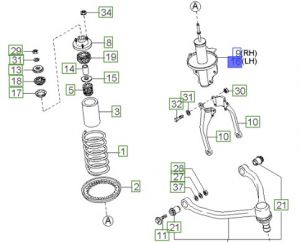 مساعد أمامي يسار
