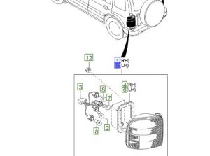 اسطب خلفي يسار