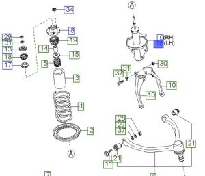 مساعد أمامي يسار