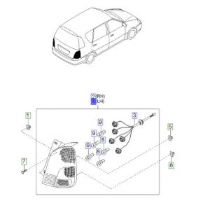 اسطب خلفي يسار