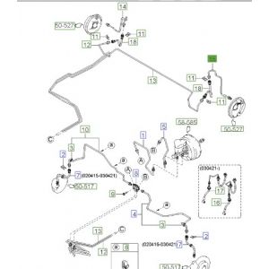 ماصورة زيت فرامل خلفية يسار