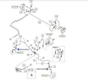 خرطوم زيت فرامل أمامي