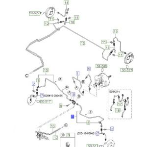 ماصورة زيت فرامل أمامية يسار