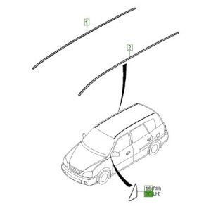 جلدة ديكور رفرف امامي يسار