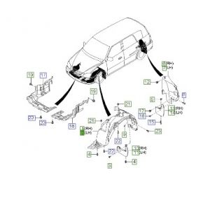 بطانة رفرف أمامي يسار