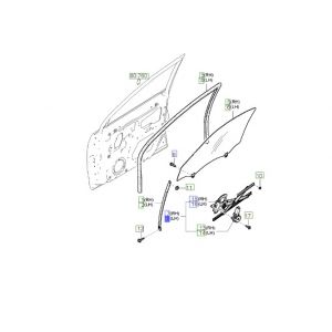 منظم كهربائي لرفع و تنزيل زجاج الباب الأمامي يسار