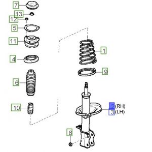 مساعد خلفي يمين