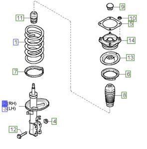 مساعد أمامي يمين