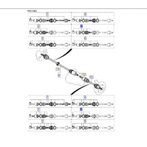 طقم جلدة عكس داخلي أمامي