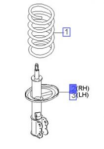 مساعد أمامي يمين بدون مانع الانغلاق