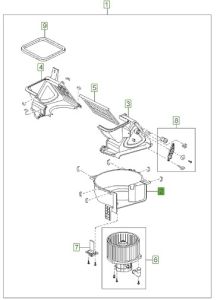 جرم مروحة داخلية