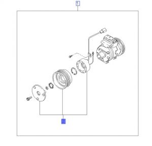 مغنطيس بكرة كمبروسر