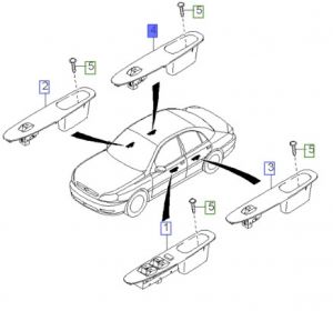 مفتاح التحكم بالنافذة