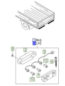 اسطب خلفي يسار