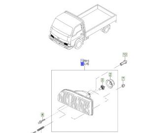نور أمامي يسار